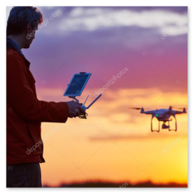 Ritratto di Luca, operatore drone certificato